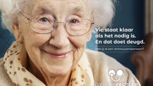 Campagne vertrouwenspersoon oudere patiënten